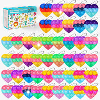 57PCS Party Favors for Kids - Heart-57