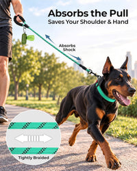 Taglory Rope Dog Leash for Medium Large Dogs - 3/8" x 5 FT (0~20 lbs.) / Turquoise - image 3