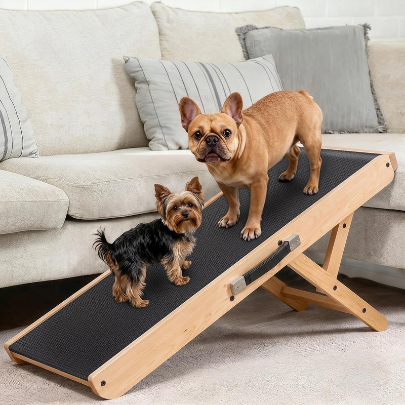 Dog Ramp for Couch, Non-Slip - Natural