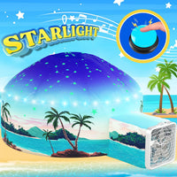 W&O Space Explorer Inflatable Fort with Lights & Sound - Starlit Oasis