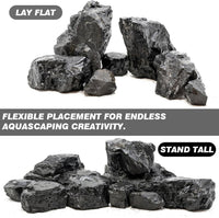 Aquarium Rock 5lb Fish Tank Stones for Aquarium Aquascape - 10LB(7pcs)3-7in. - image 3