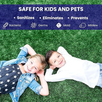 BioS+ Odor Eliminator Concentrate – Artificial Turf Cleaner for Pet Urine Outdoor & Yard Deodorizer for Dog Urine and Waste – Enzyme Formula, Safe for Pets, Kids & Plants – 1 Gallon