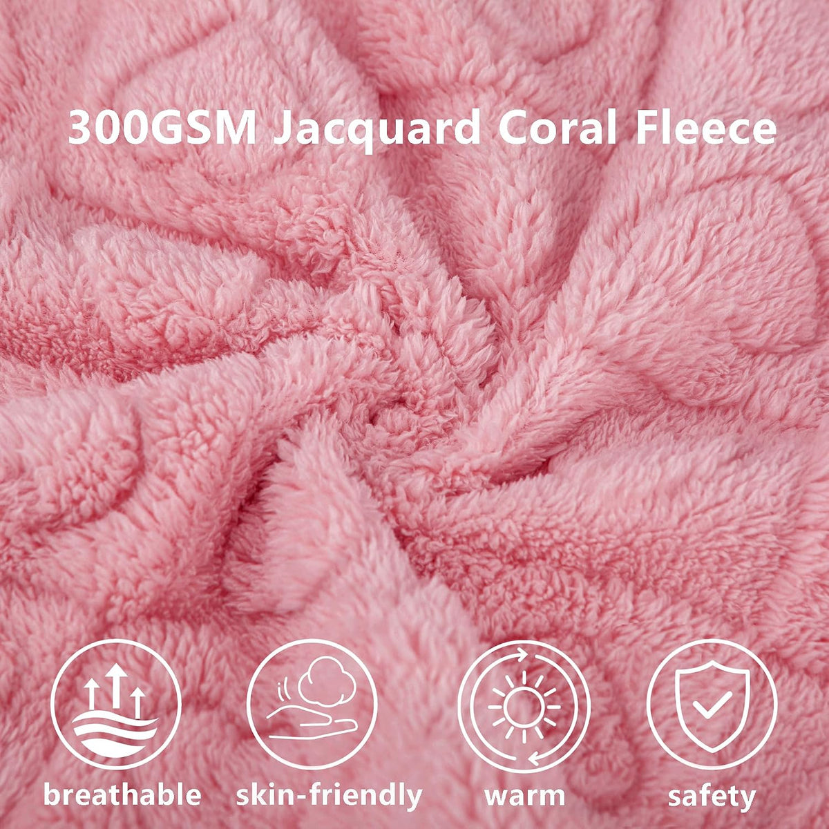Pet Blanket for Dogs Cats - Pink / 60x80" - image 2