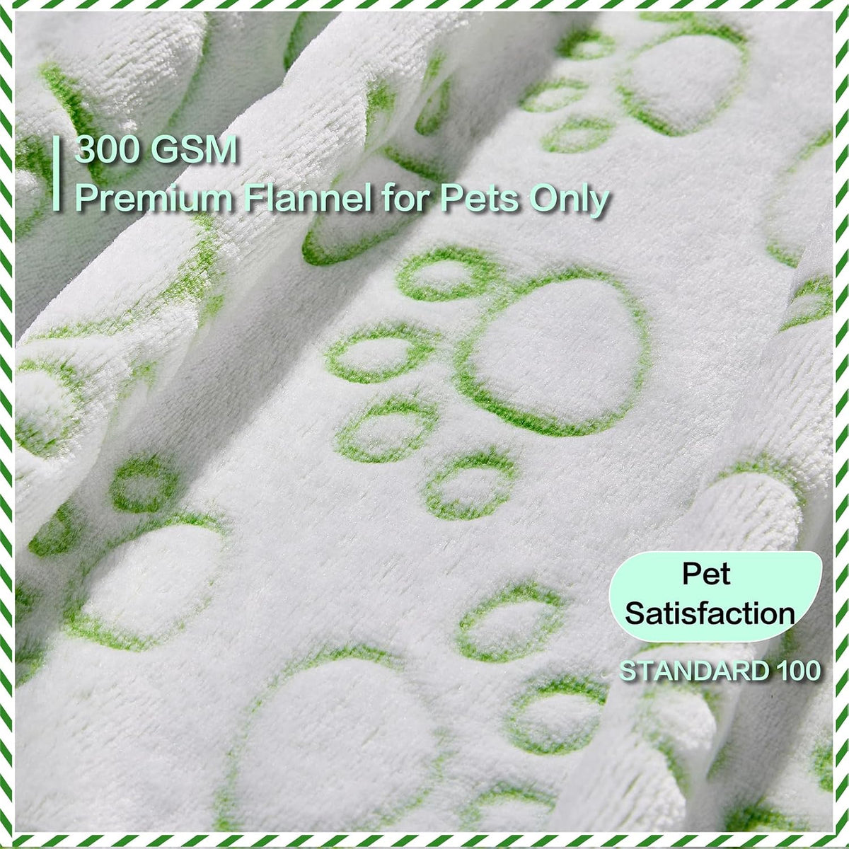 Stuffed Premium Soft Dog Blanket Washable - Green / M(32x40") - image 2