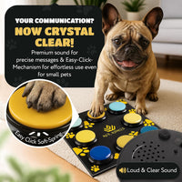 KUL KING'S set of 8 recordable dog talking buttons with training mat - view 2