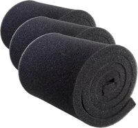 AQUANEAT Aquarium Bio Sponge Filter Media Pad 36" x 12" x 1" / 72" x - 72" x 12" x 1" (Pack of 3)