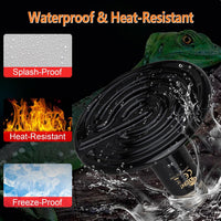 150W Reptile Heat Lamp, Pack of 2 Ceramic Heat Emitters for Reptile Geckos, Lizard, Iguana, Bearded - 250 Watts / Black - image 2