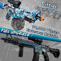 Large Electric Gel Splat Blaster, Automatic and Manual with 60 - Multicolored - image 4