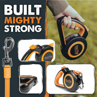 Mighty Paw Retractable Dog Leash, for Large Dogs, Auto-Locking - Original Orange / 0 - 50 lbs - image 4