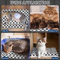 2 Pack Self Warming Cat Dog Bed Pad - Dark Grey / 21" X 14" / Plaid - image 2