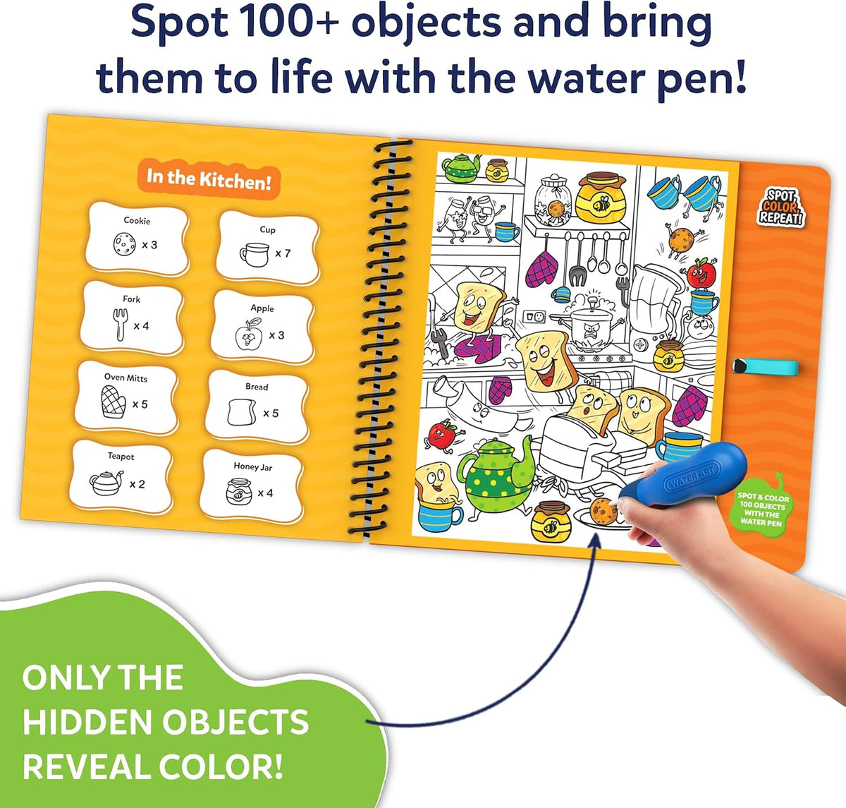 Skillmatics Water Spotter Animals, Activity Book - Around the House - image 4