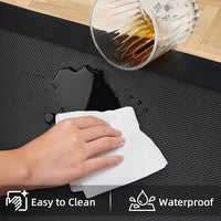 2 PCS Anti Fatigue Kitchen Mats for Floor, 9/10 Extra Thick Cushioned Standing Desk Mat, Comfort Memory Foam Ergonomic Kitchen Rugs and Mats Non-Slip Waterproof for Office, Kitchen, 20"x32"+20"x48"