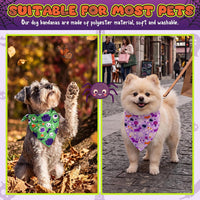 50 Pcs Halloween Dog Bandanas Bulk - 19.7 x 13.8 x 13.8 Inch / Halloween / 100 - image 2