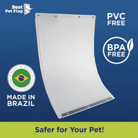 Best Pet Flap XL Replacement Dog Door Flap Compatible with Ideal Pet - 10.5" x 15" - image 3