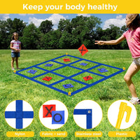 Giant Tic Tac Toe Outdoor Games for Kids Adults Family - Blue 4 ft. * 4 ft - image 3