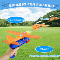 Fuwidvia 3 Pack Airplane Launcher Toys - Blue&green&orange - image 2