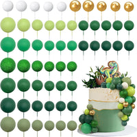 RASSLISA ball cake toppers, 56 plastic pearl balls in three sizes for cake decorating - view 6