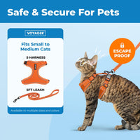 Voyager Escape-Proof Step-in Harness & Leash, Orange - Orange (327) / S (Chest: 15 - 18") - image 2