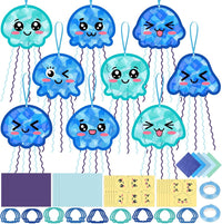 Renbuzhu fall leaf paper suncatcher craft kit with tissue paper and adhesive frames - view 7