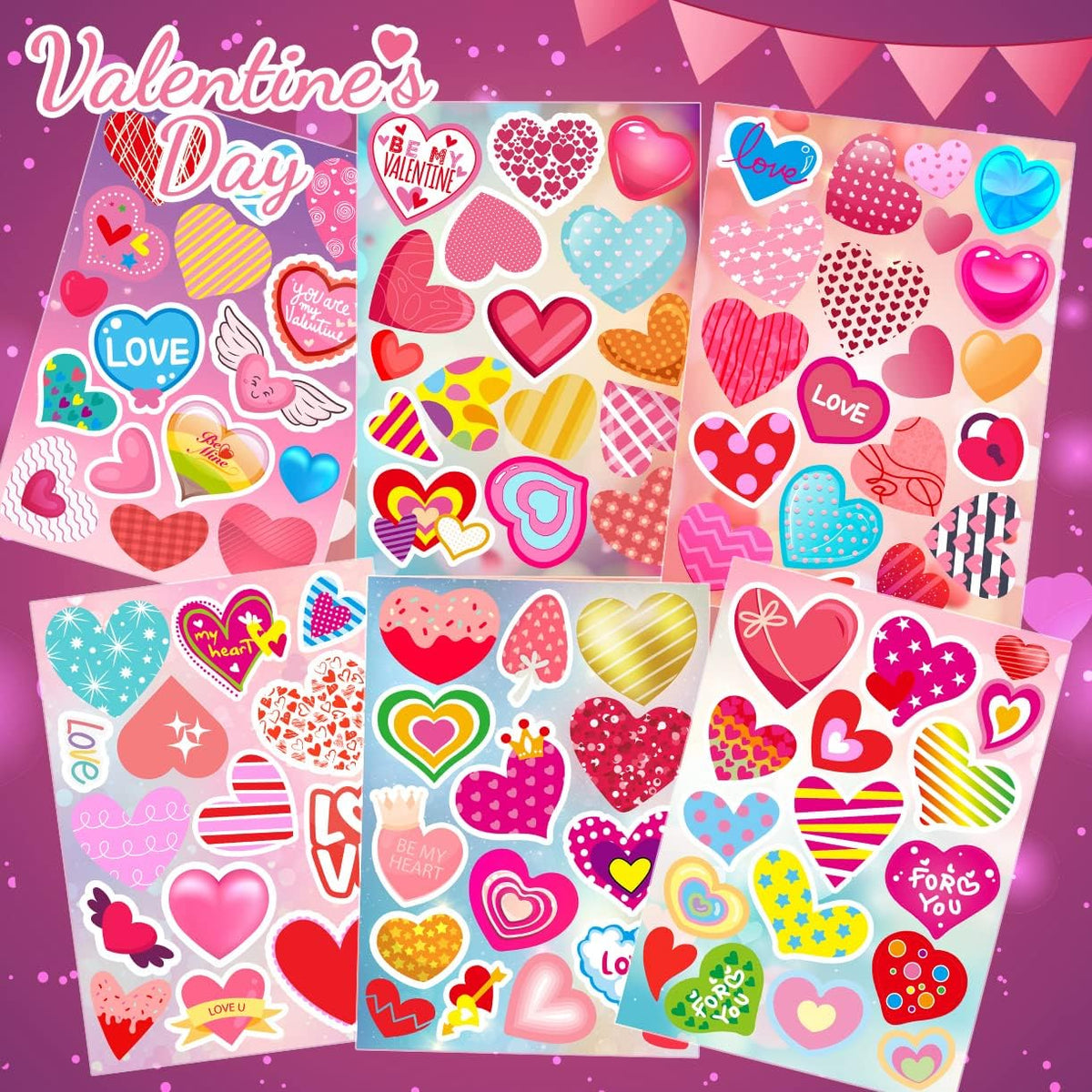 KARSLORA cute stickers for kids, 36 sheets of animal, fruit and dinosaur vinyl stickers - view 11