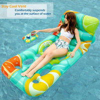 Jasonwell Inflatable Pool Float Adult - Fruit - image 2