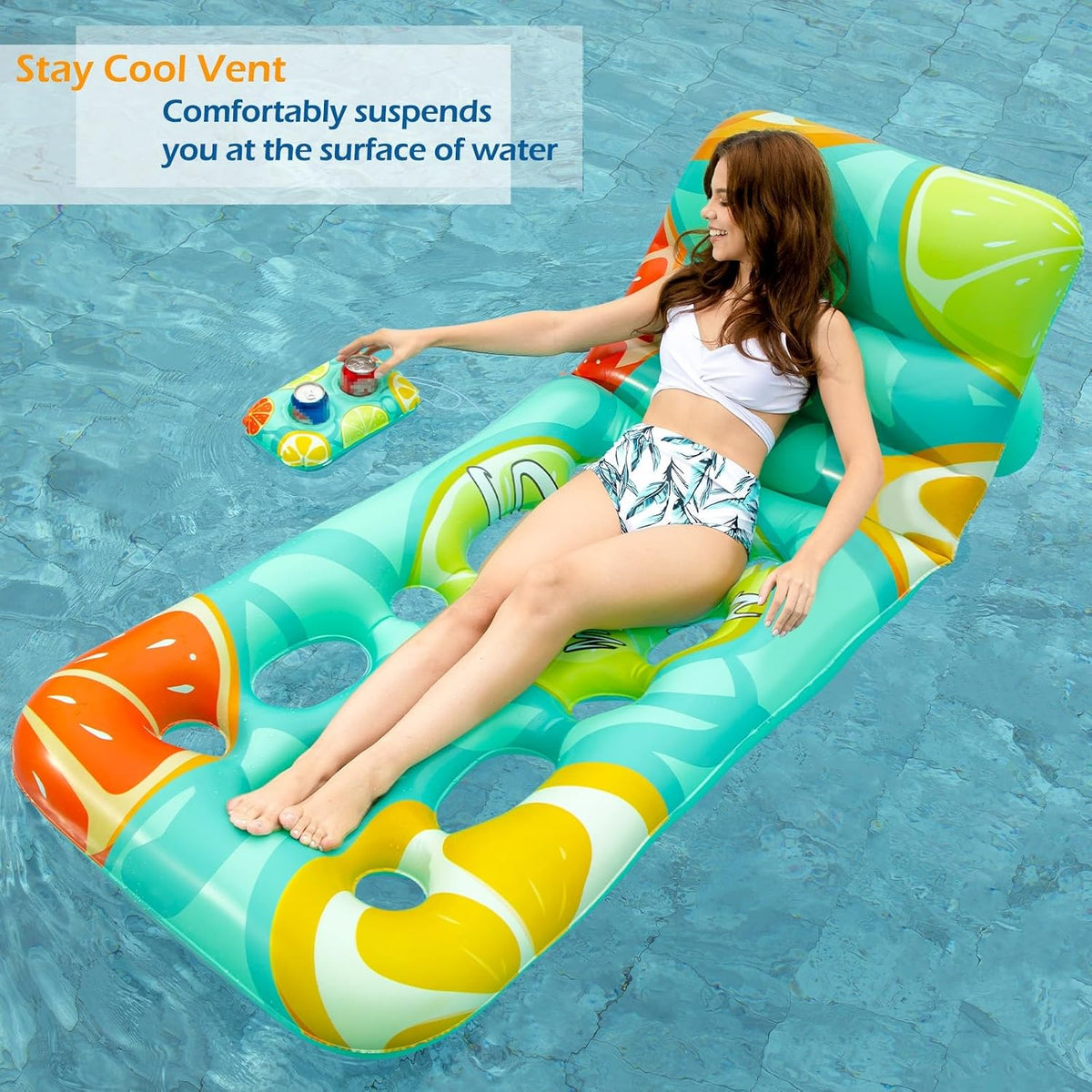 Jasonwell Inflatable Pool Float Adult - Fruit - image 2