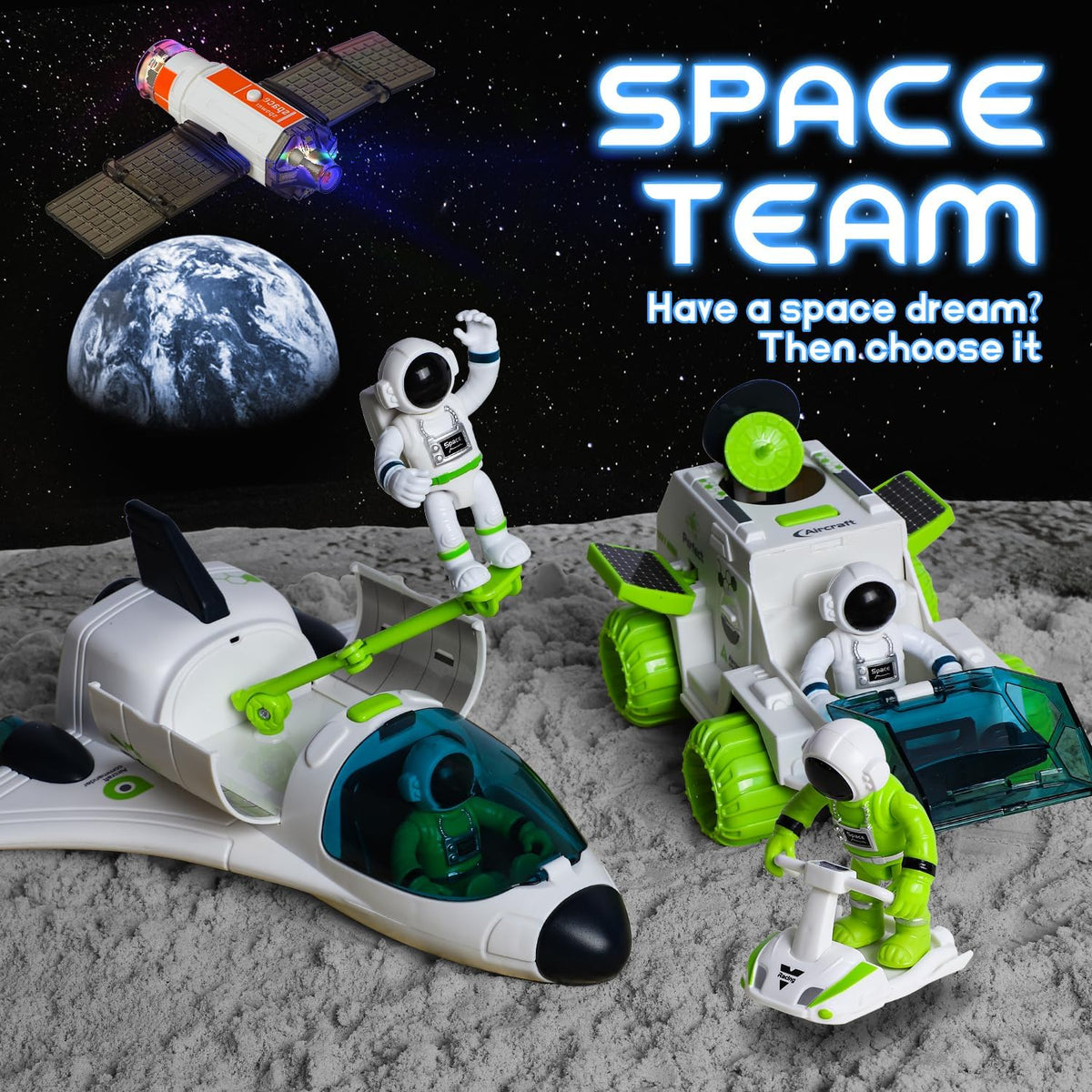 TOY Life Space Rocket Toys for Kids Shuttle Toy with Astronaut Figure - image 2