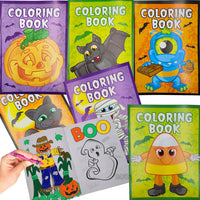 The Dreidel Company Halloween coloring books, 12 booklets with ghosts, witches and pumpkins