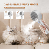 Cat Steam Brush for Indoor Cats - Gray - image 4