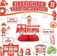 HaPiBiDesign transportation party decorations, 10 honeycomb table centerpieces - view 26
