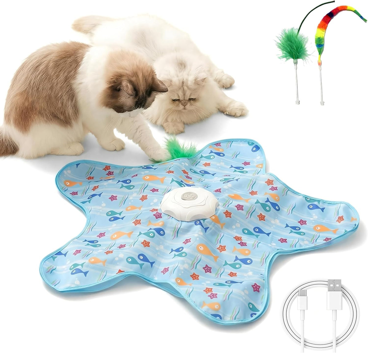 Hide and Seek Interactive Cat Toys - Fish Cover