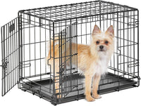 LifeStages by MidWest 36-Inch Double Door Crate, M-L Breeds - Double Door / Fits 24-inch Crate