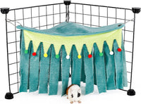Guinea Pig Hideout, Guinea Pig Corner Hideout - Green / 17.3"L x 9.2"W x 10.2"Th