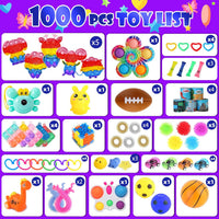 1000Pcs Bulk Party Favors for Kids, Fidget Toys Pack - Fidget Toys 02 - image 2