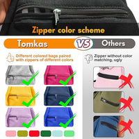 Tomkas Small Dog Sling Carrier - Zipper Pocket & Classic Strap - for 3-10 lbs Pets(Black)