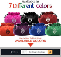CardKingPro Immense Dice Bags with Pockets, Holds 150+ Dice - Green - image 4