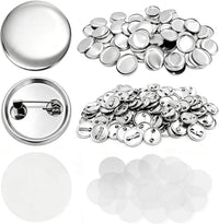 300 Pcs 58mm/2.28 inch Button Maker Supplies - 25mm/0.98 inch - Button Supplies Button Parts