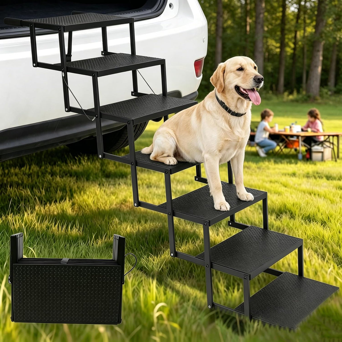 Dog Steps for Car, Truck, SUV - 7 Steps