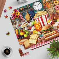 1000 Piece Puzzles for Adults, Premium Magic Book Jigsaw Puzzle – Fun for Kids & Family - Lumière's Banquet - image 4
