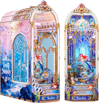 Tonecheer DIY Book Nook Kit 3D Wooden Puzzle Fairy Tale Miniature - Deep Melody