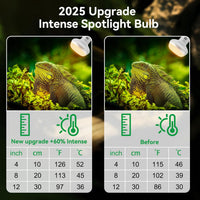LUCKY HERP Intense Heat Lamp Bulbs for Reptiles 100W 2 Pack - Natural Basking Light Bulb / 100 Watts - image 3