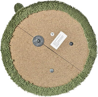 Amazon Basics Cat Scratcher - Indoor Cactus Triple Posts Cat & Kittens Scratching Post with Dangling Ball, Small (22.4"H) - Green