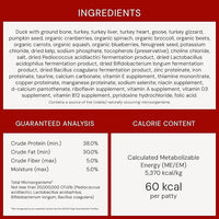 Stella & Chewy's Freeze-Dried Raw Dinner Patties - Duck Duck Goose Recipe - High Protein Grain-Free Puppy & Dog Food - Perfect For Picky Eaters - 25 oz