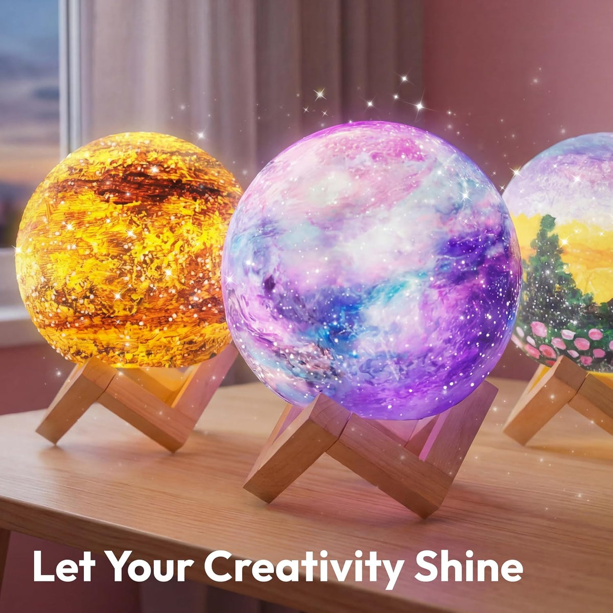 Klever Kits DIY 3D Moon Night Light - Moon - image 3
