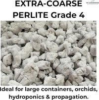 Perlite for Plants, Extra Coarse Grade 4 Horticultural Perlite, Organic Perlite for Gardening Indoor & Outdoor, Made in USA (5 quarts)