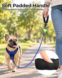 Taglory Rope Dog Leash for Medium Large Dogs - 3/8" x 5 FT (0~20 lbs.) / Navyblue - image 2