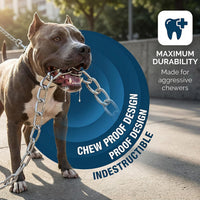 Heavy Duty Dog Chain Leash - 6 ft. x 3.0 mm (25-120 lbs.) - image 2