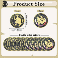 Nosiny 20 Pcs Armor of God Coins Metal Christian Challenge Coins - Novel Style 2 - image 2