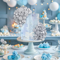 RASSLISA ball cake toppers, 56 plastic pearl balls in three sizes for cake decorating - view 19