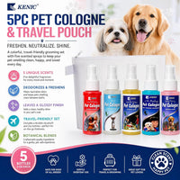 Pet Cologne, Long Lasting Scented Dog & Cat Deodorizing Spray - Variety Pack - image 2